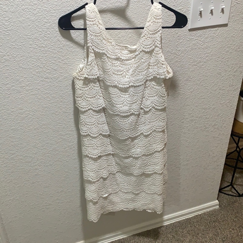 White house black market white dress